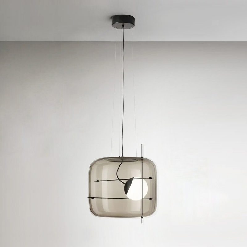 Suspension en verre Lune Suspension en Verre Contemporaine