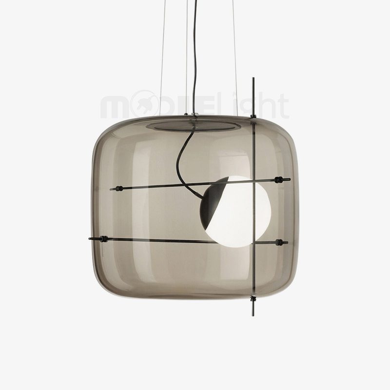 Suspension en verre Lune Suspension en Verre Contemporaine