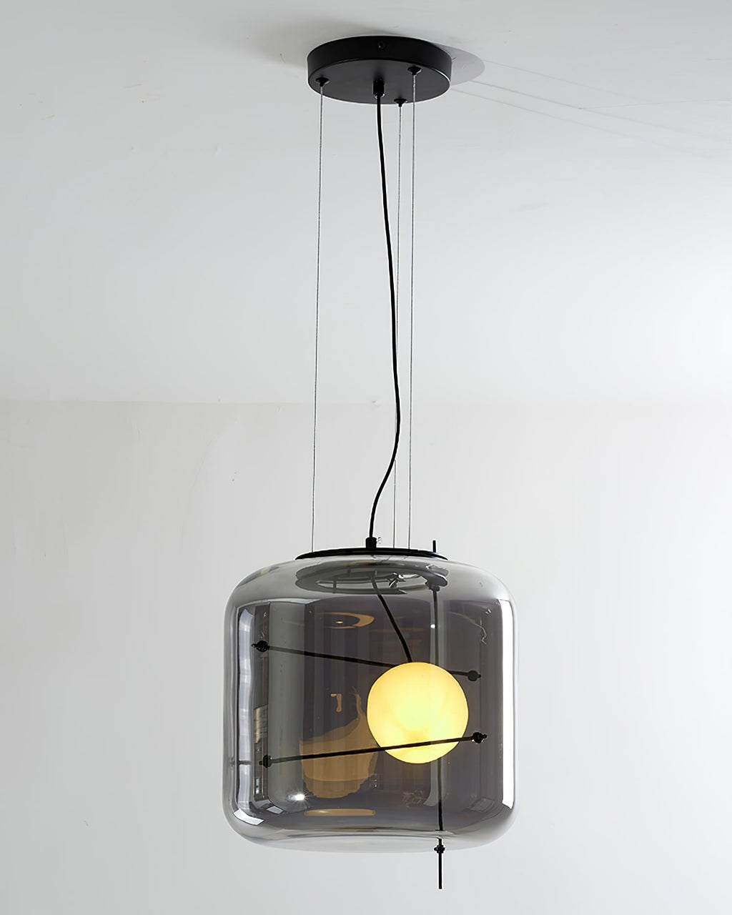 Suspension en verre Lune Suspension en Verre Contemporaine