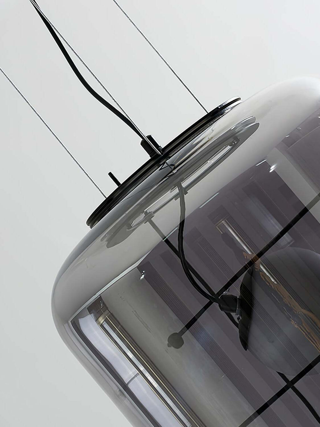 Suspension en verre Lune Suspension en Verre Contemporaine