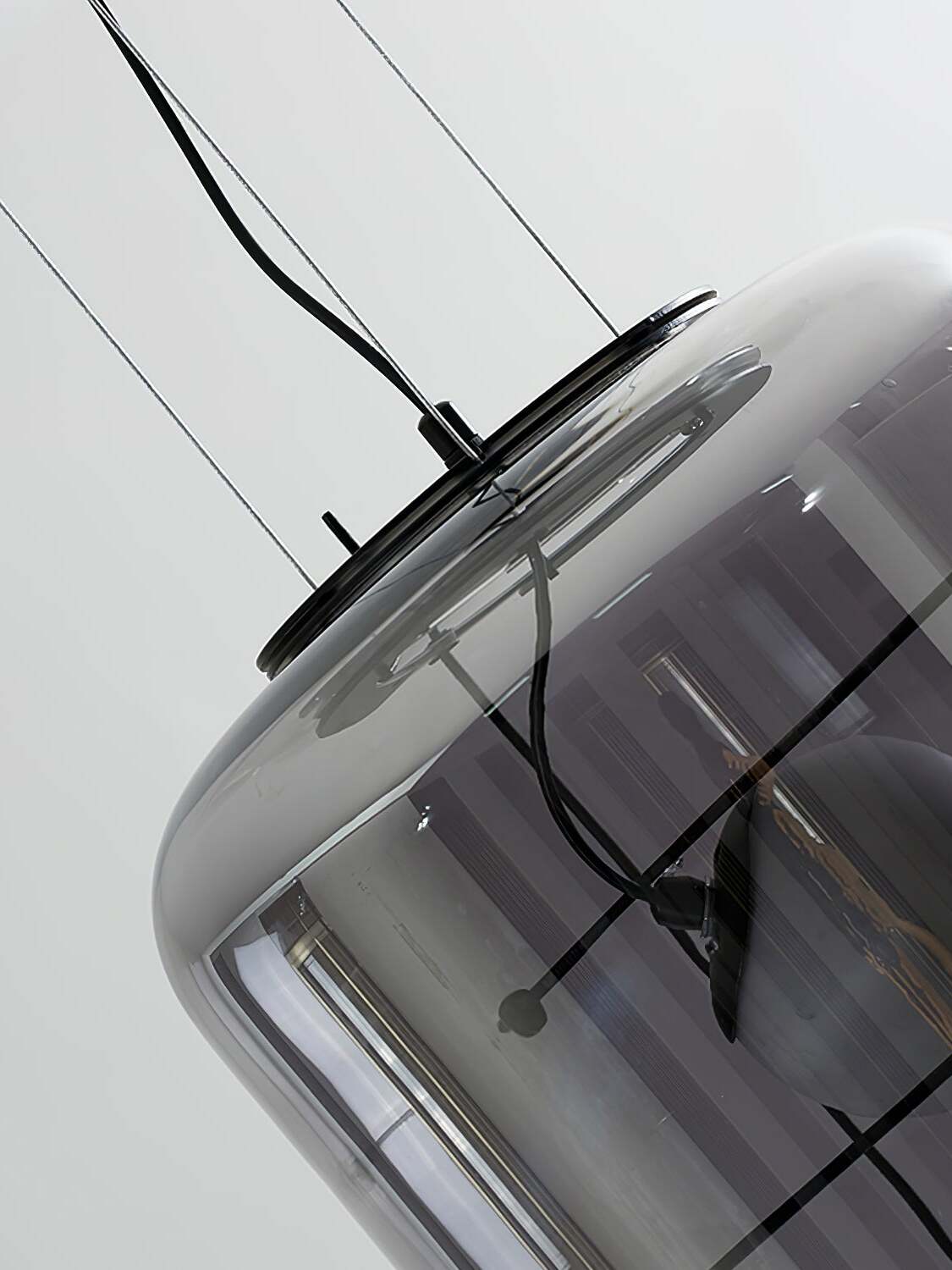 Suspension en verre Lune Suspension en Verre Contemporaine