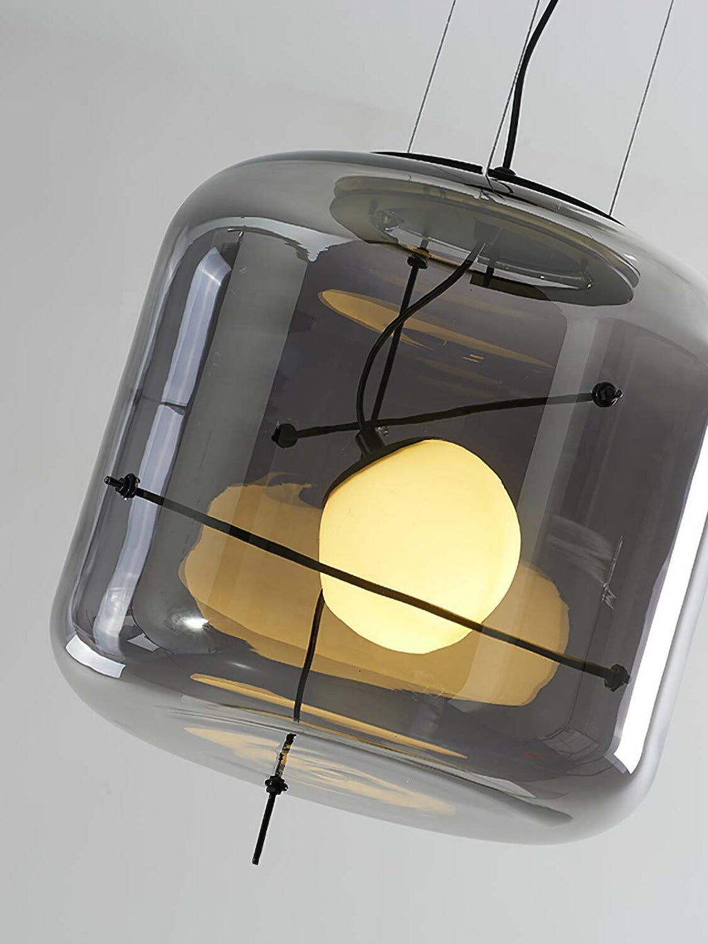 Suspension en verre Lune Suspension en Verre Contemporaine