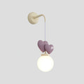 Violet et blanc laiteux