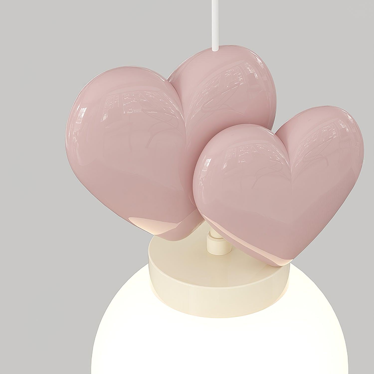 Riva Applique Murale Résine Cœur Verre