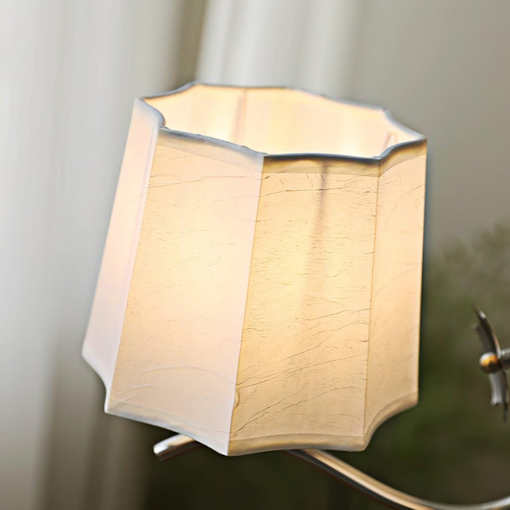 Luminaire Rockville Lustre Chrome Blanc Élégant
