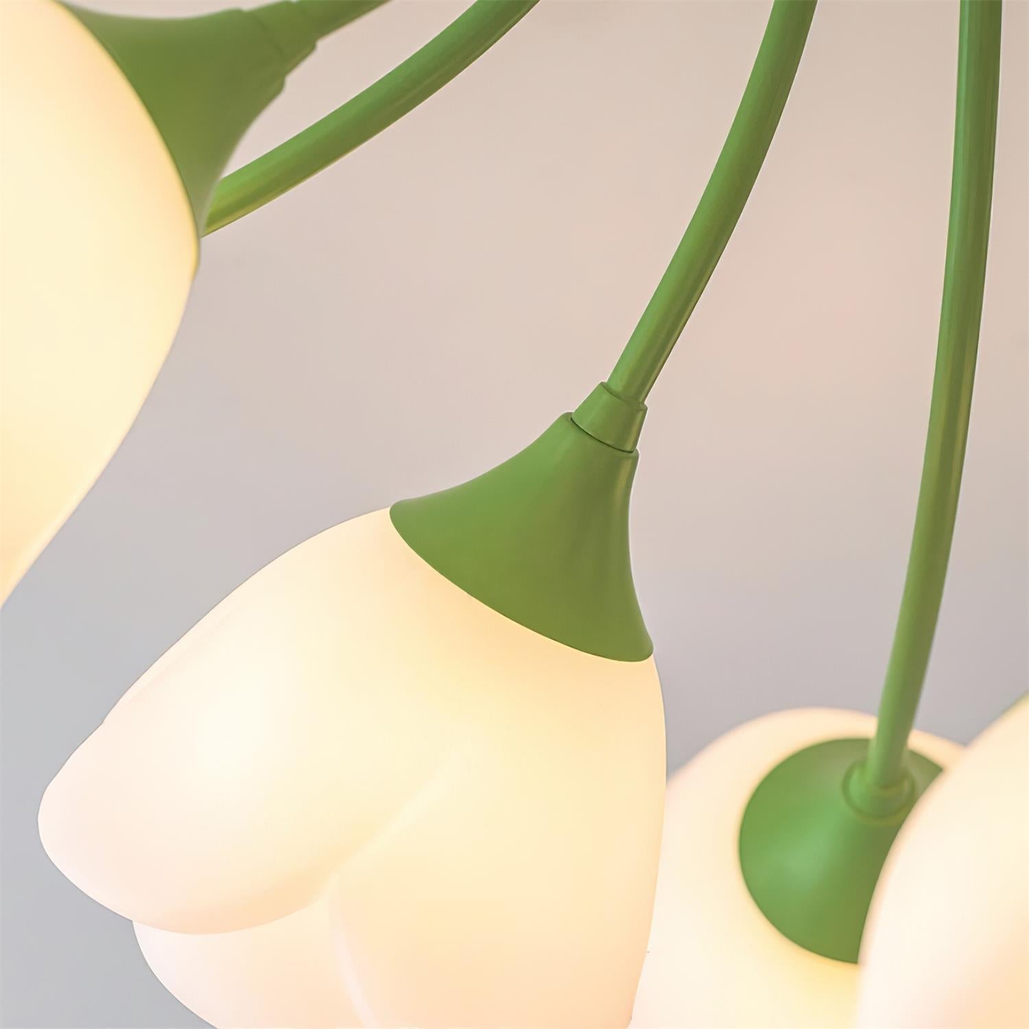 Luminaire Rose Plafonnier Pétales Sculptés Lueur Douce