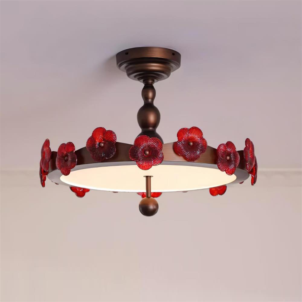 Luminaire Rosetta Plafonnier Floral