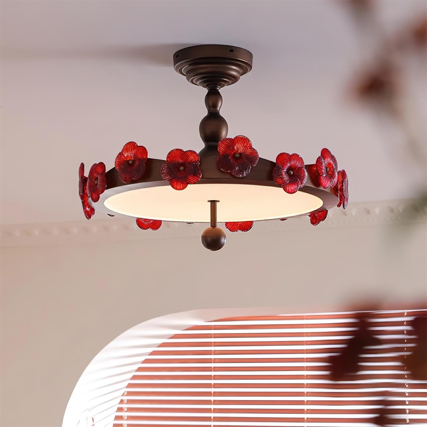 Luminaire Rosetta Plafonnier Floral