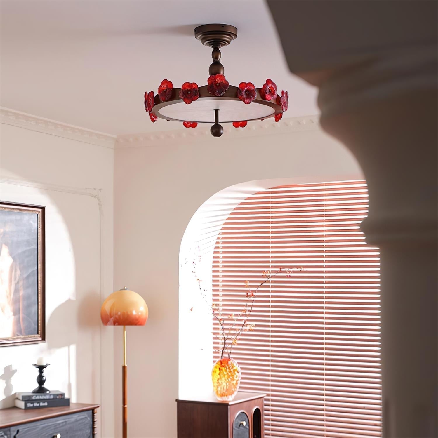 Luminaire Rosetta Plafonnier Floral