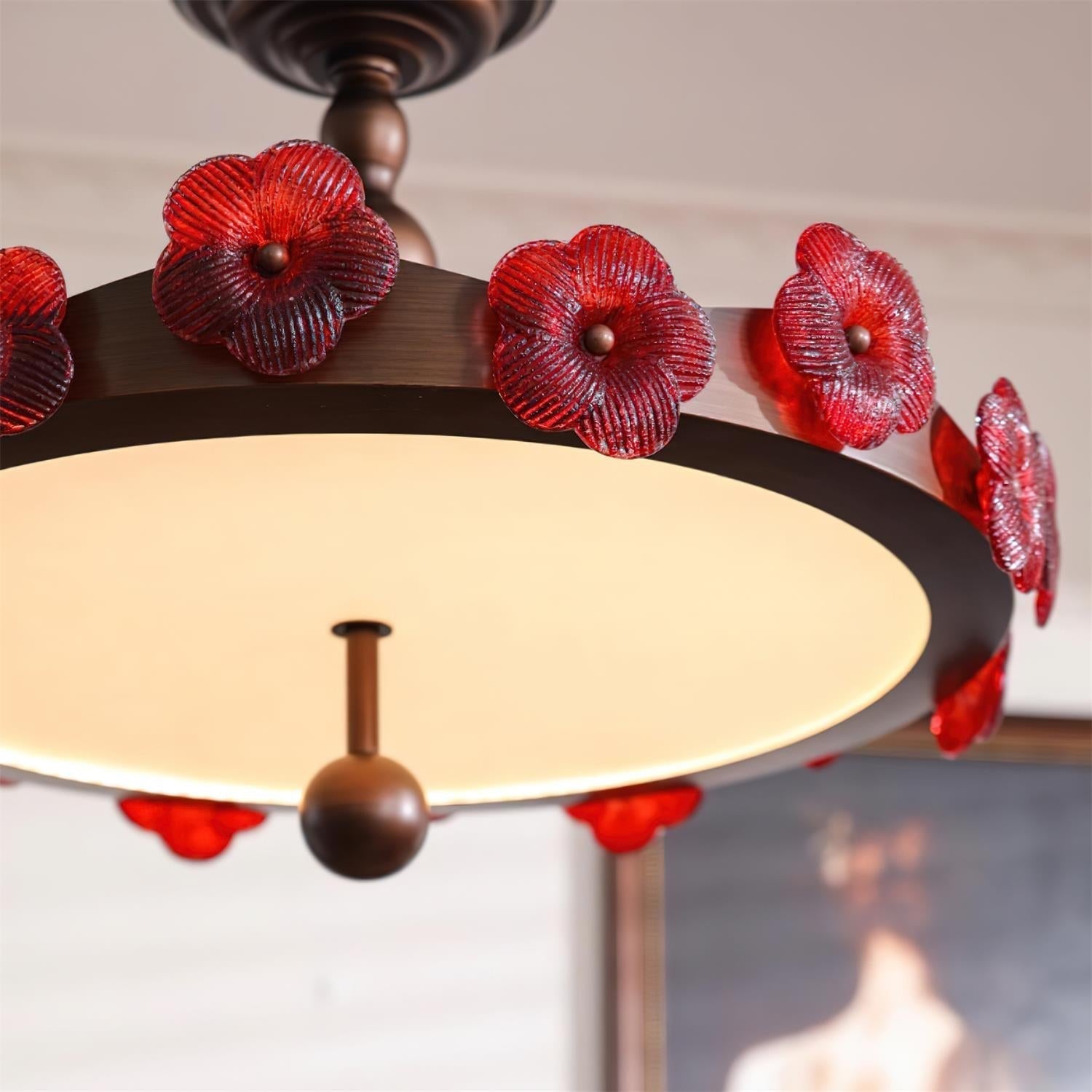 Luminaire Rosetta Plafonnier Floral
