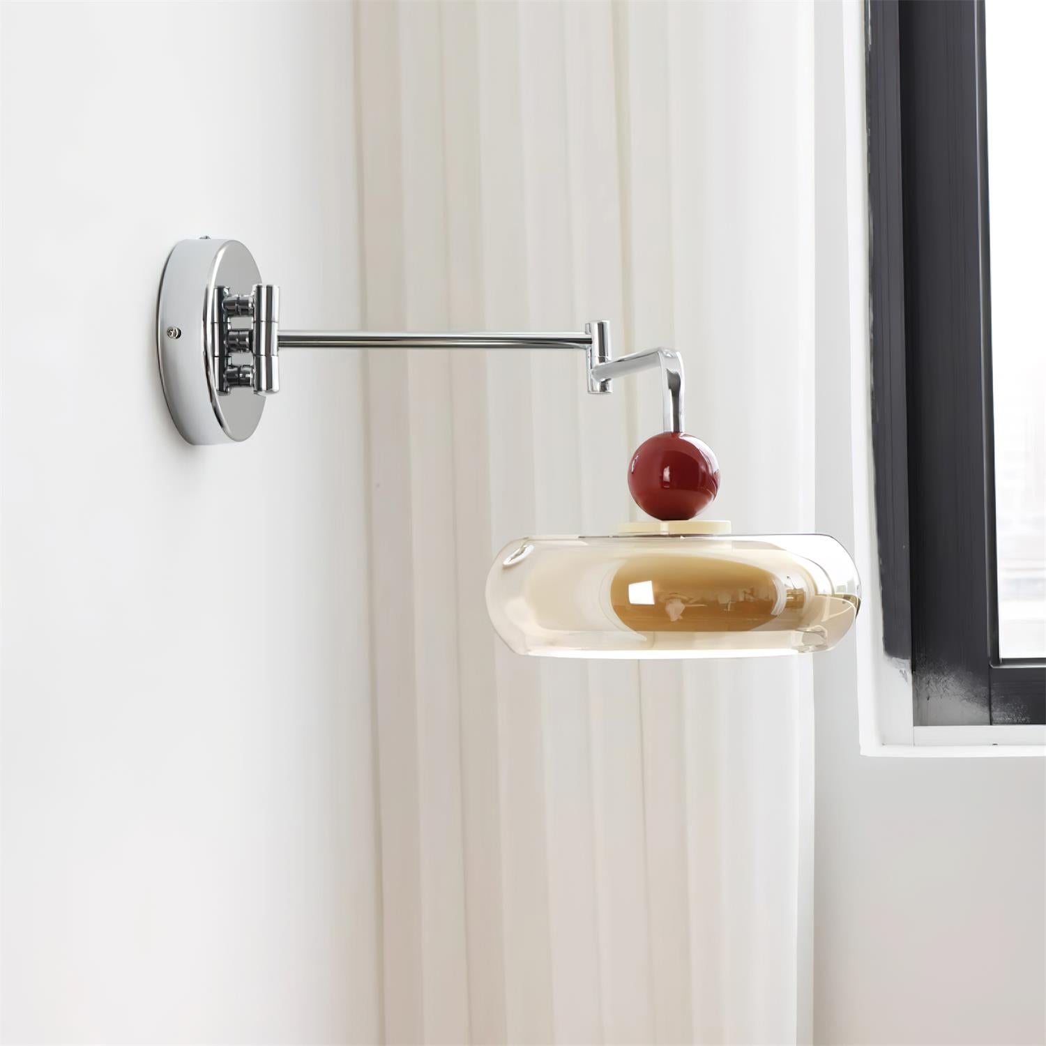 Rotan Applique Murale Cerise Élégante