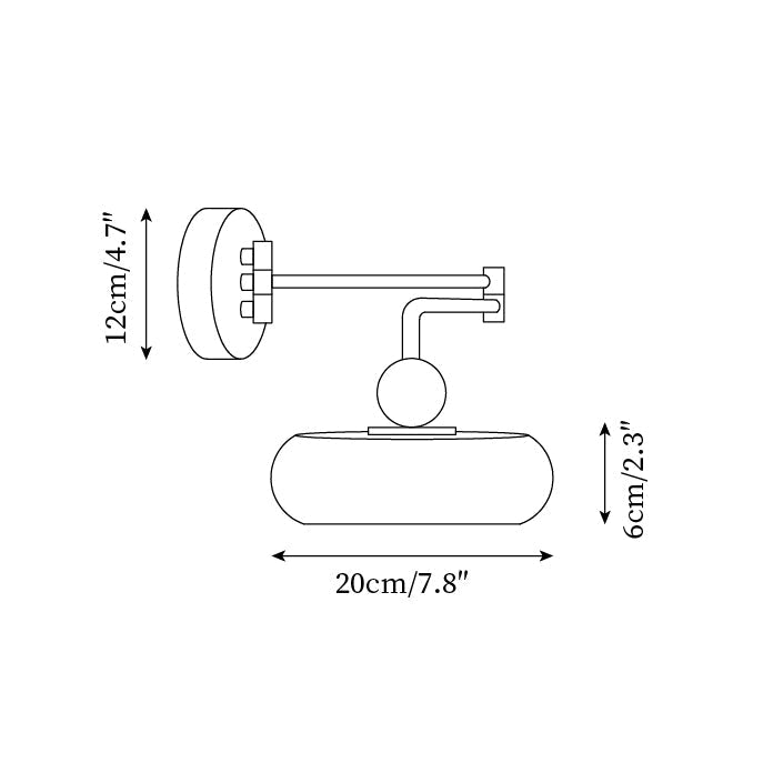 Rotan Applique Murale Cerise Élégante