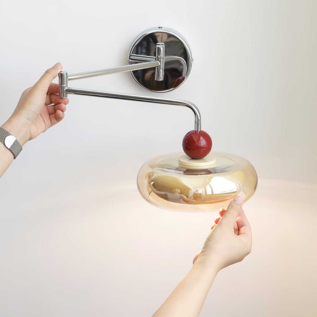 Rotan Applique Murale Cerise Élégante