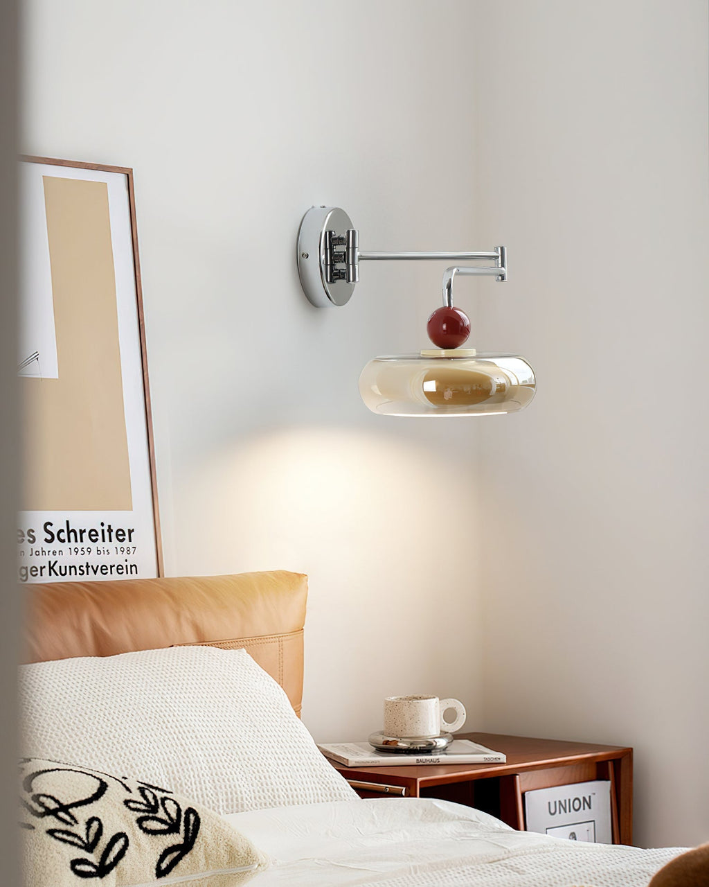 Rotan Applique Murale Cerise Élégante