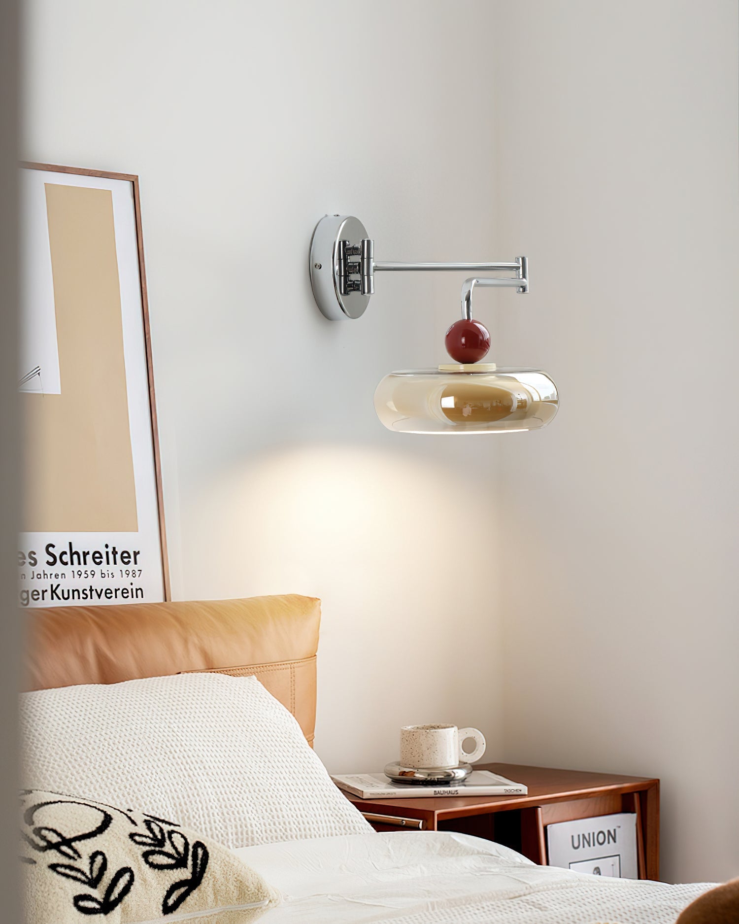 Rotan Applique Murale Cerise Élégante