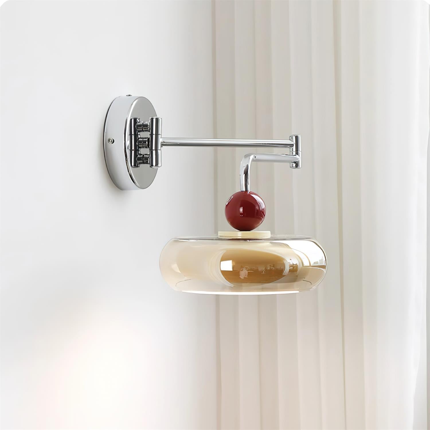 Rotan Applique Murale Cerise Élégante