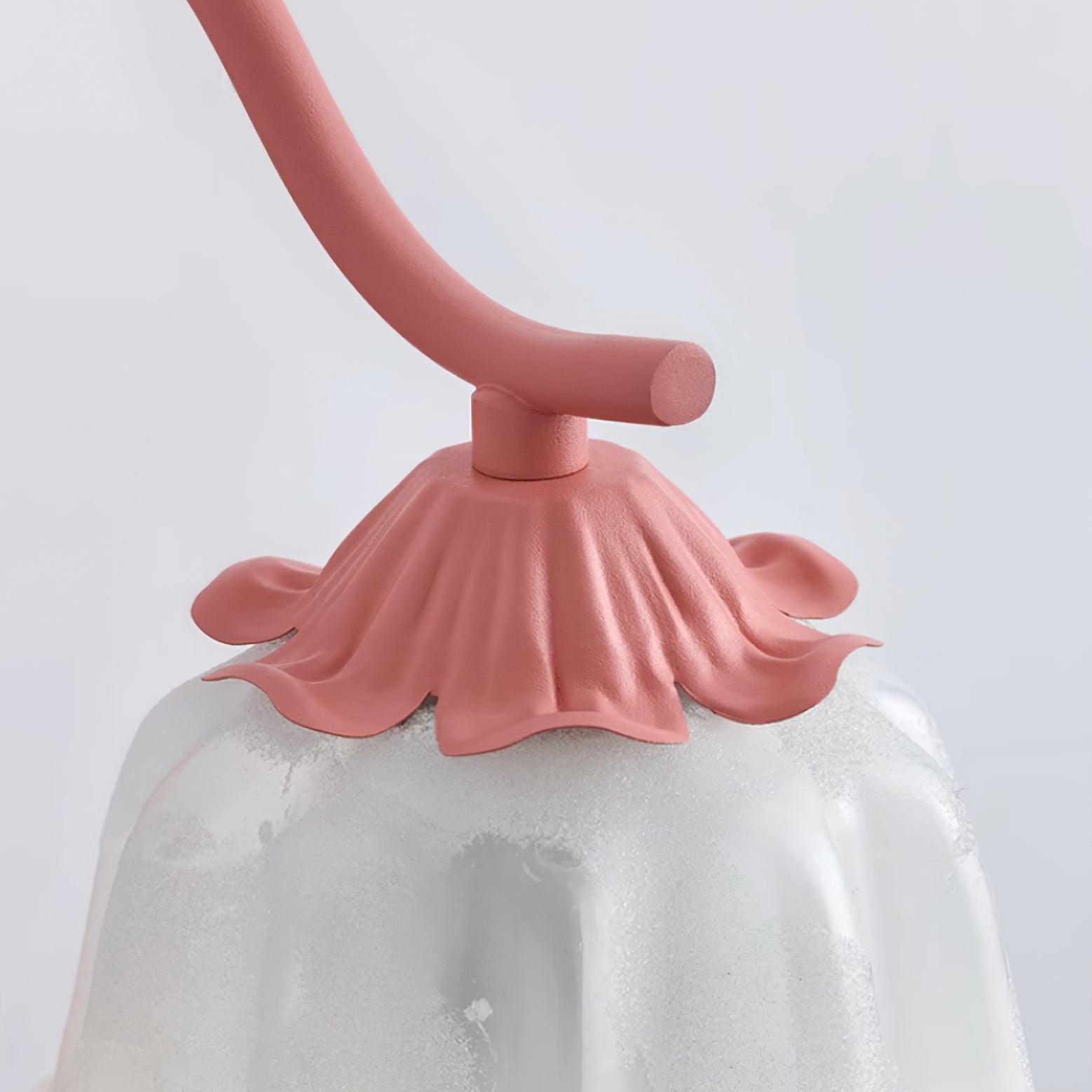 Applique Murale Botanique Fantaisie Tige Verte Acrylique Florale Organique Art