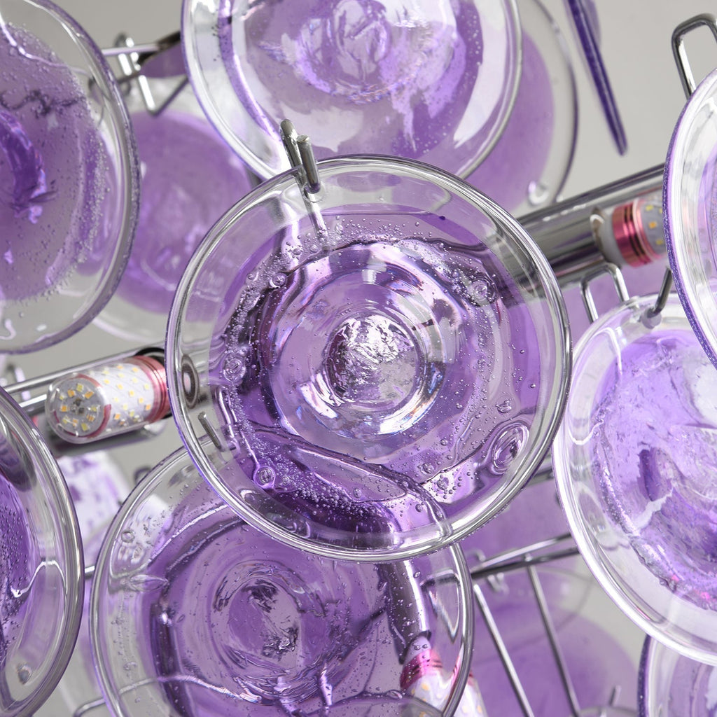 Luminaire en verre Rovigo Luxury Glass Sphere Lustre