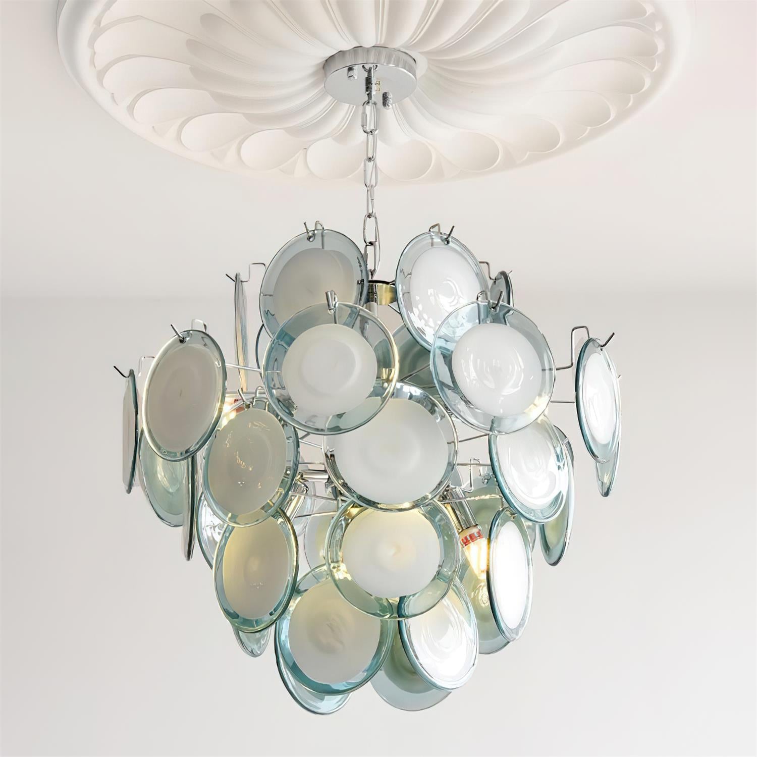 Luminaire en verre Rovigo Luxury Glass Sphere Lustre