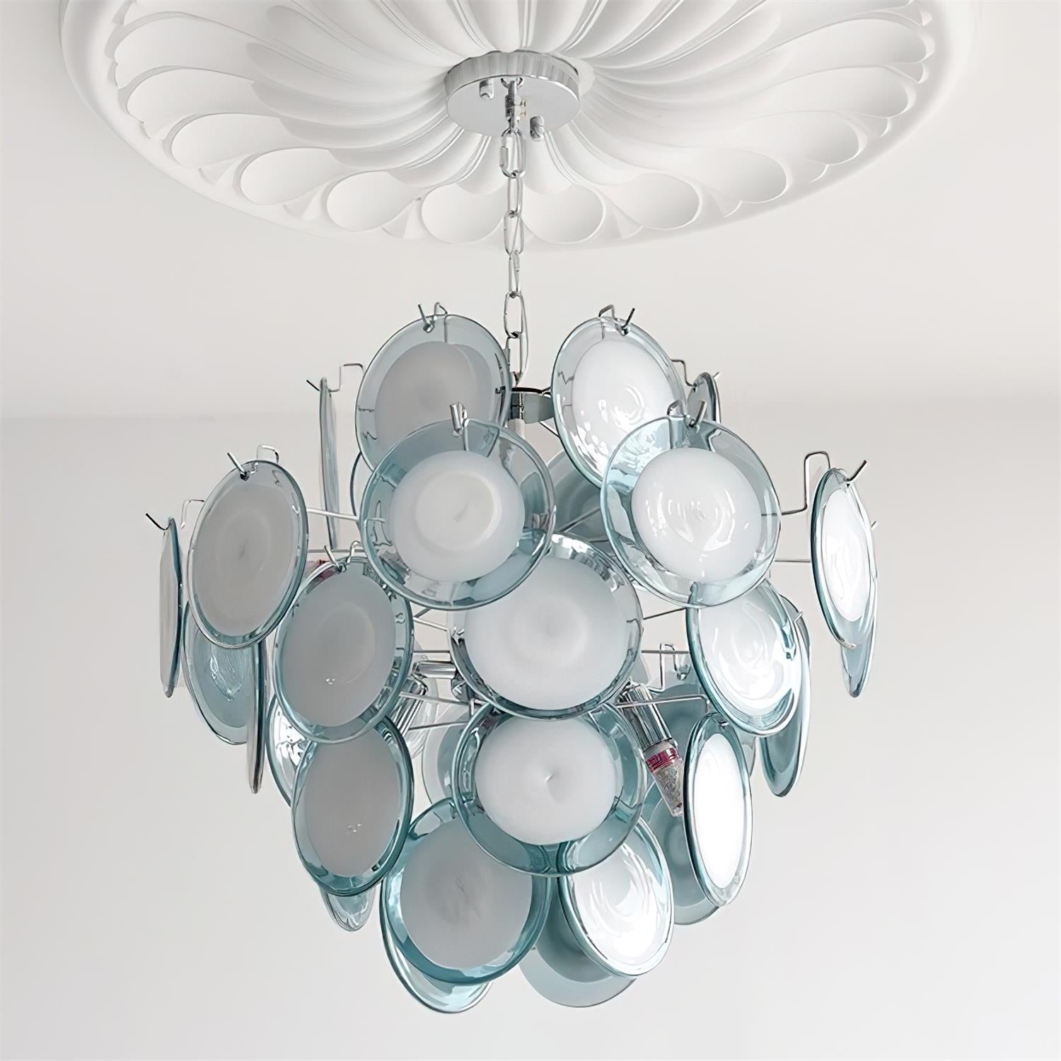 Luminaire en verre Rovigo Luxury Glass Sphere Lustre