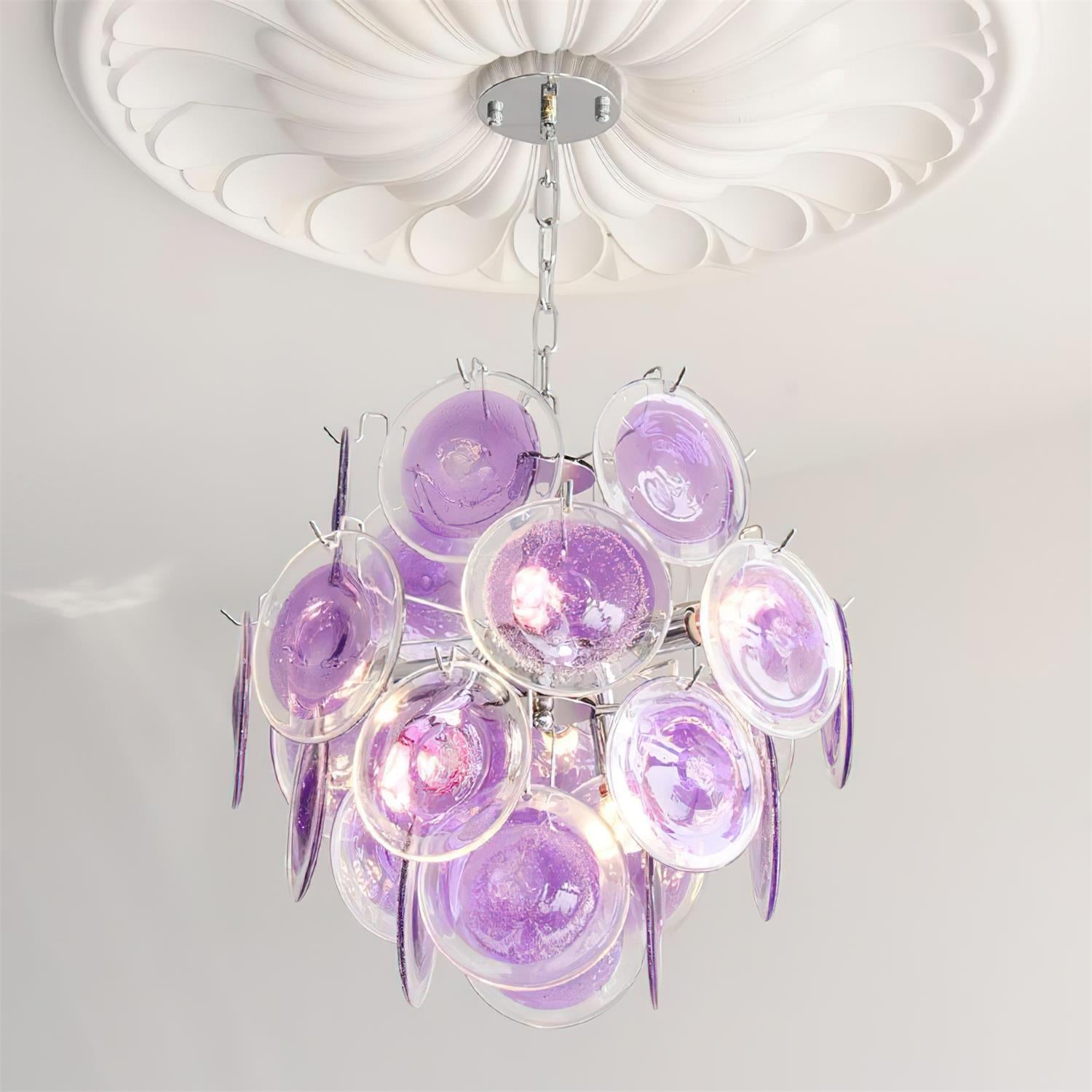 Luminaire en verre Rovigo Luxury Glass Sphere Lustre