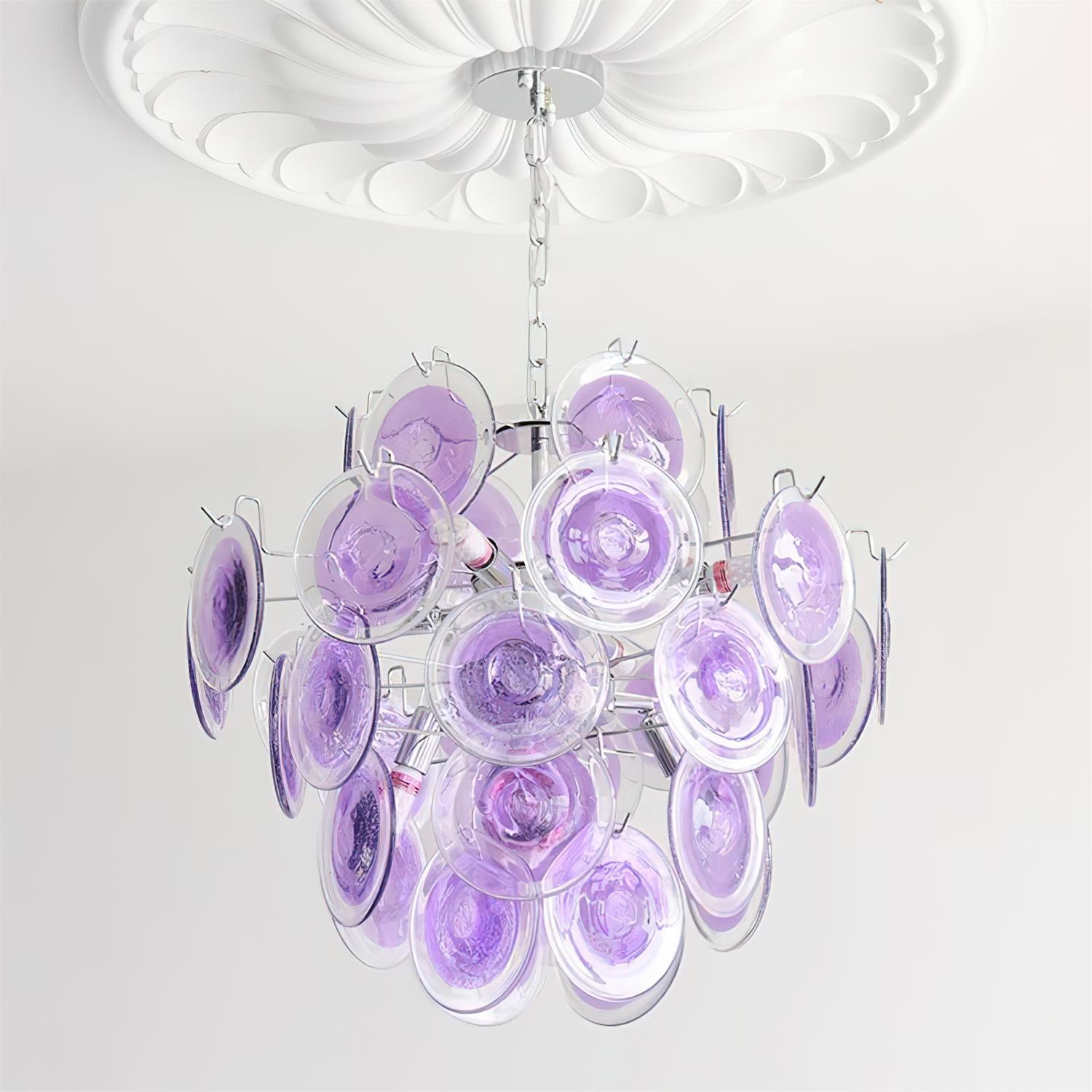 Luminaire en verre Rovigo Luxury Glass Sphere Lustre