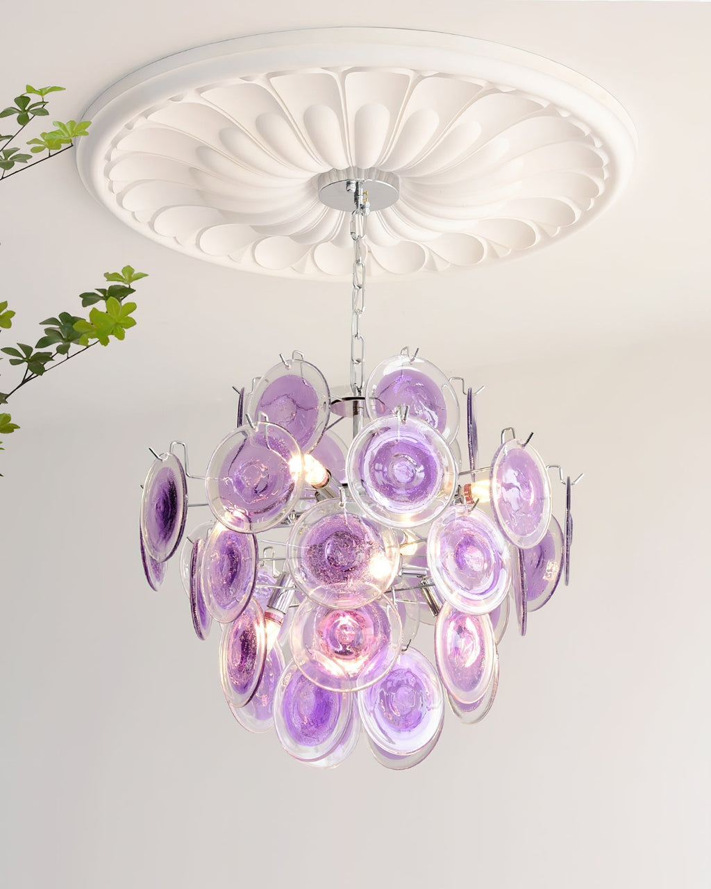 Luminaire en verre Rovigo Luxury Glass Sphere Lustre