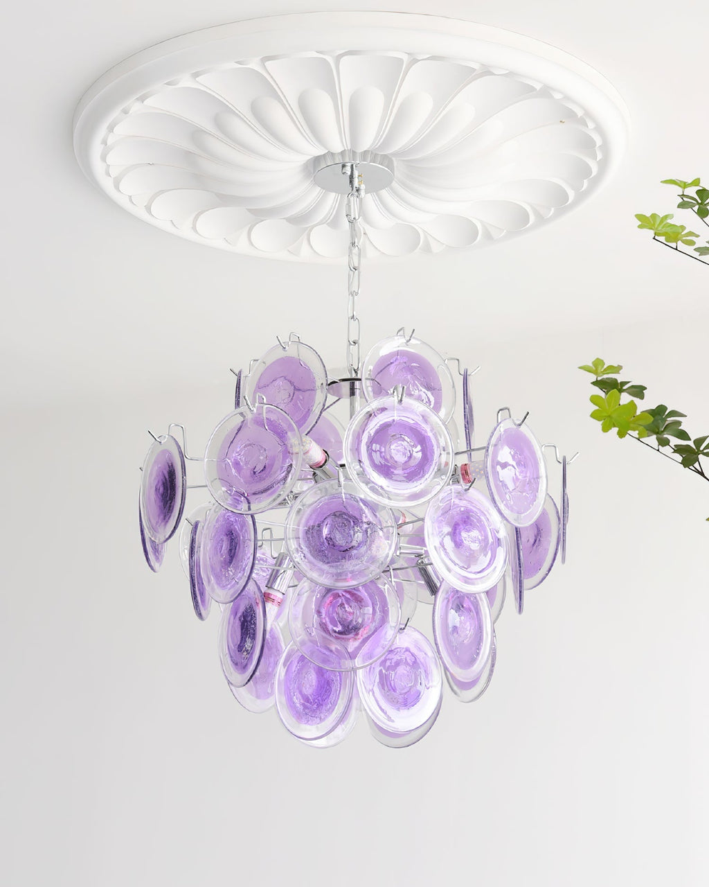 Luminaire en verre Rovigo Luxury Glass Sphere Lustre