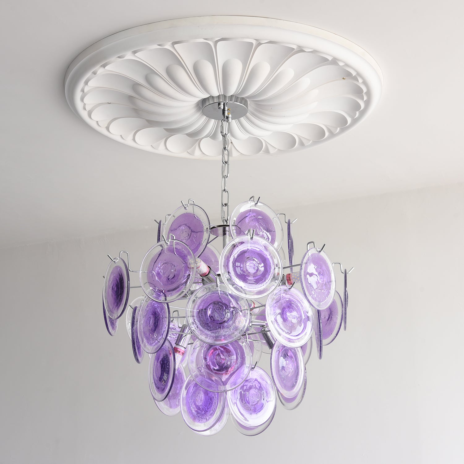 Luminaire en verre Rovigo Luxury Glass Sphere Lustre