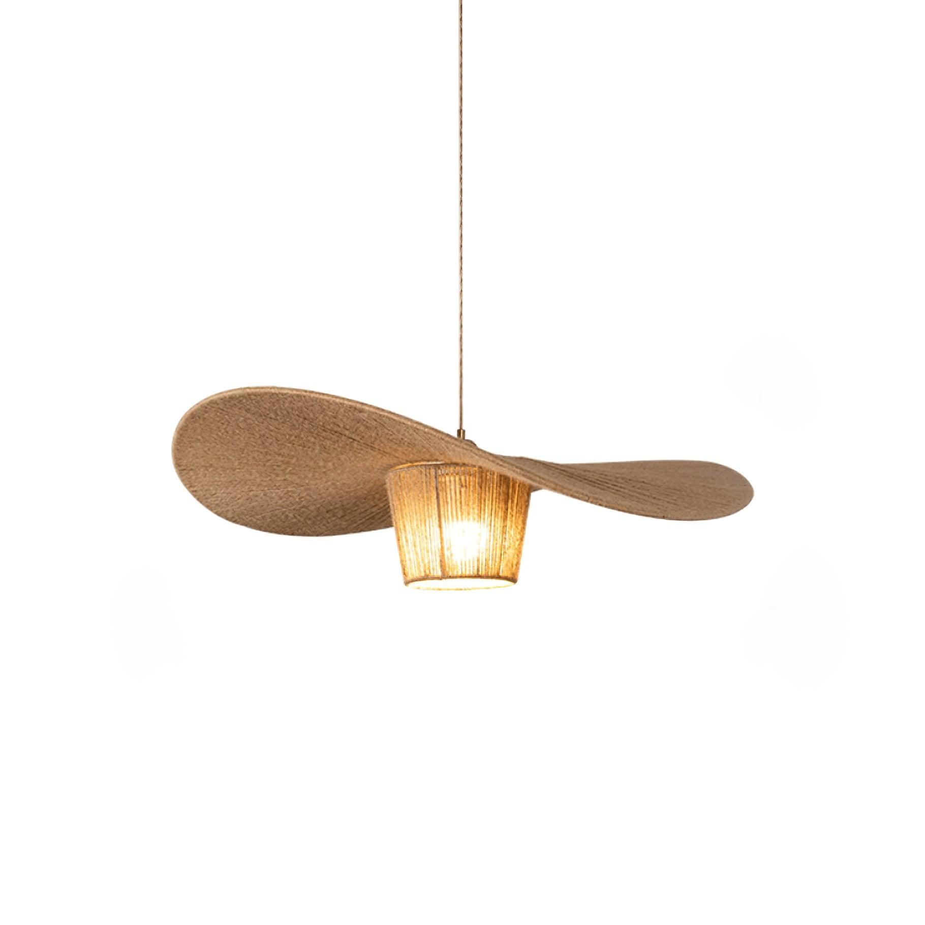 Suspension Rustique Chapeau Chanvre Suspension