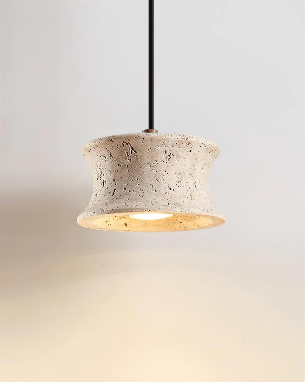 Suspension en travertin Ritta Suspension Travertin Sculptural