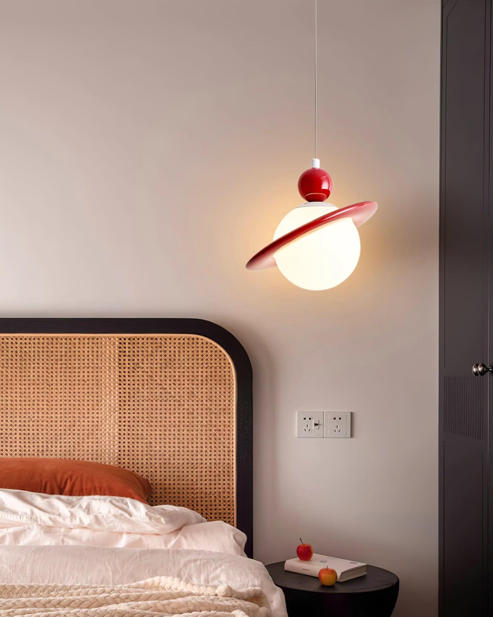 Lampe à poser Savie Lampe Suspendue Disque Ajustable Céleste