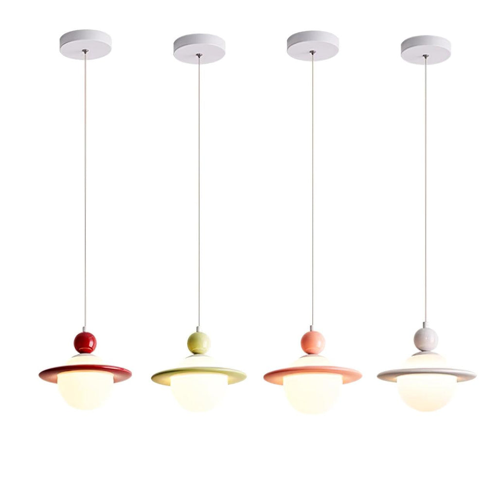 Lampe à poser Savie Lampe Suspendue Disque Ajustable Céleste