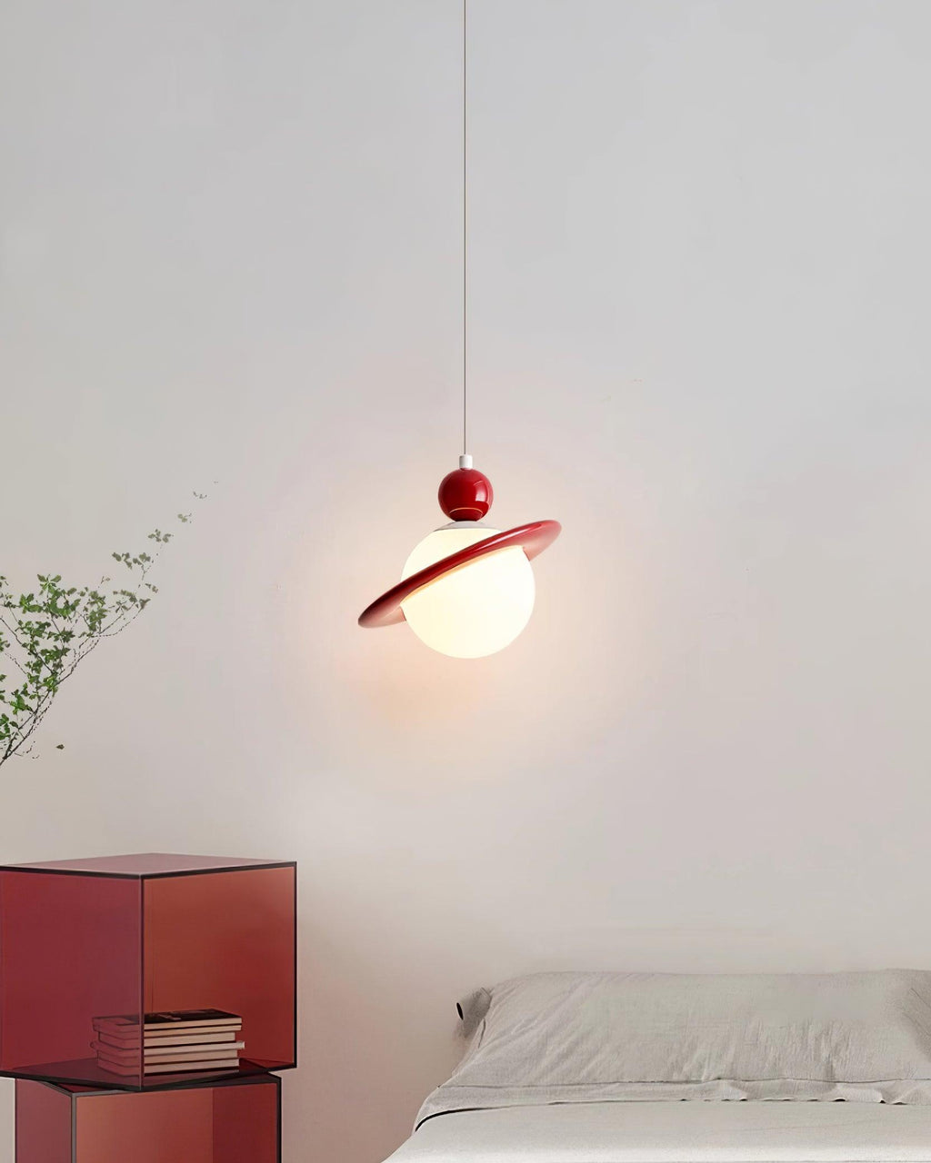 Lampe à poser Savie Lampe Suspendue Disque Ajustable Céleste