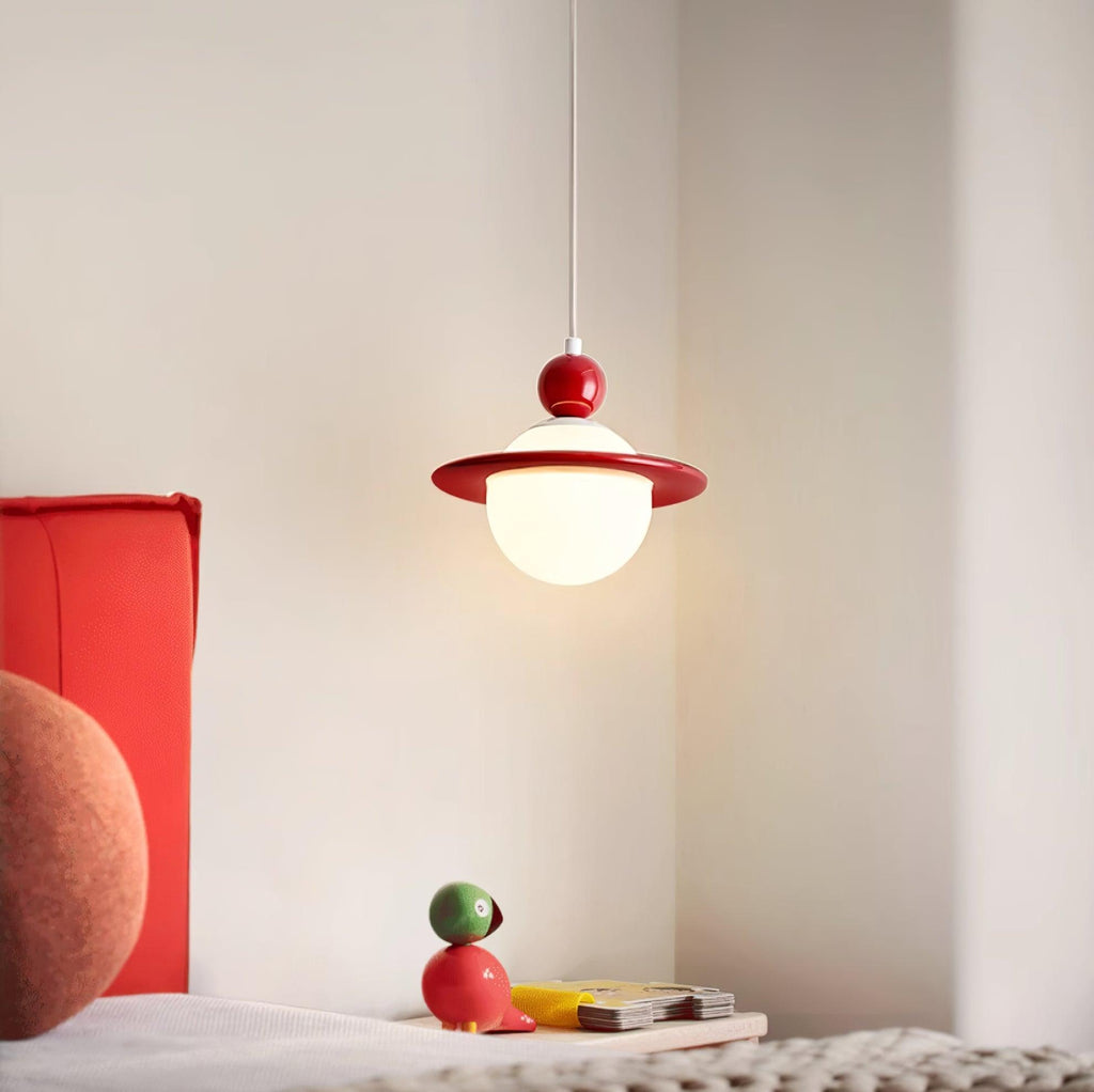 Lampe à poser Savie Lampe Suspendue Disque Ajustable Céleste
