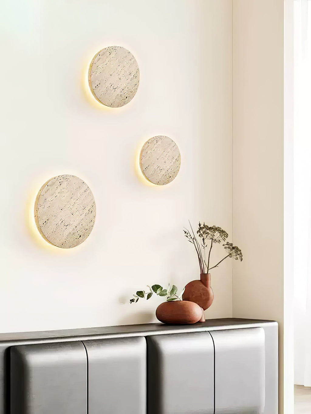 Luminaire en travertin Artale Travertin Luminaire Mural