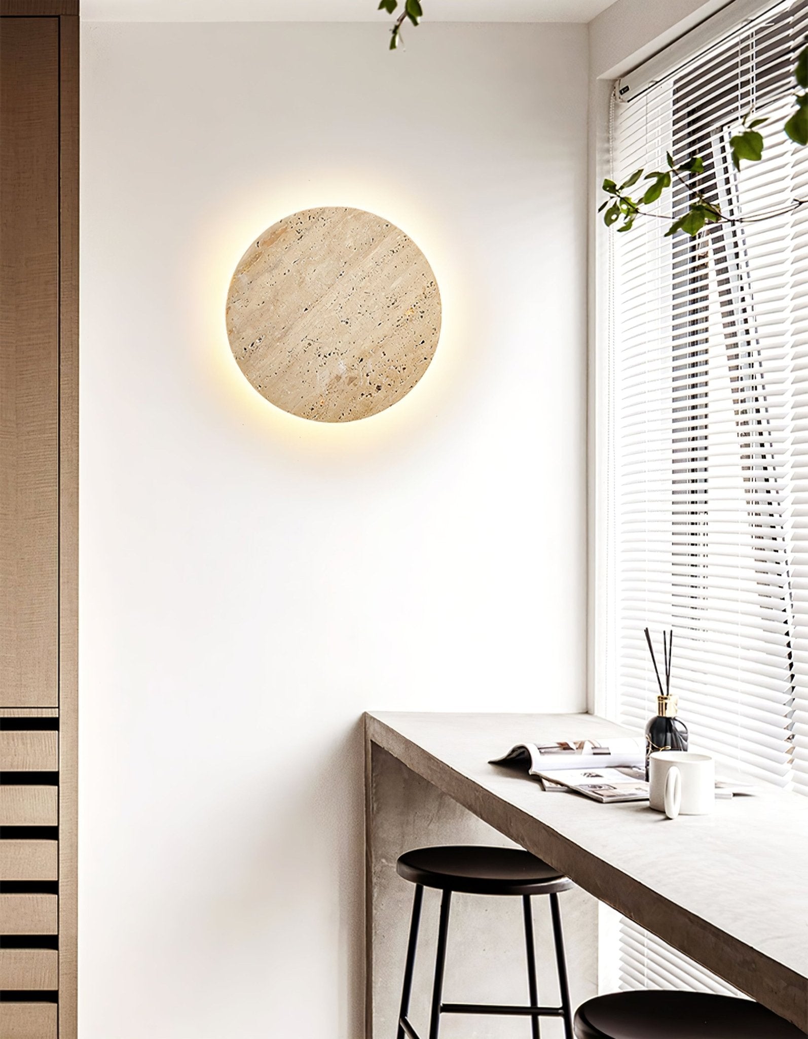Artale Travertin Luminaire Mural