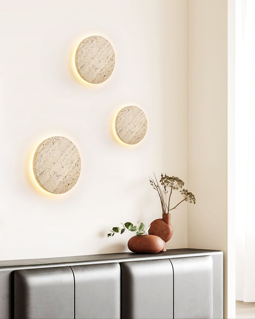 Luminaire en travertin Artale Travertin Luminaire Mural