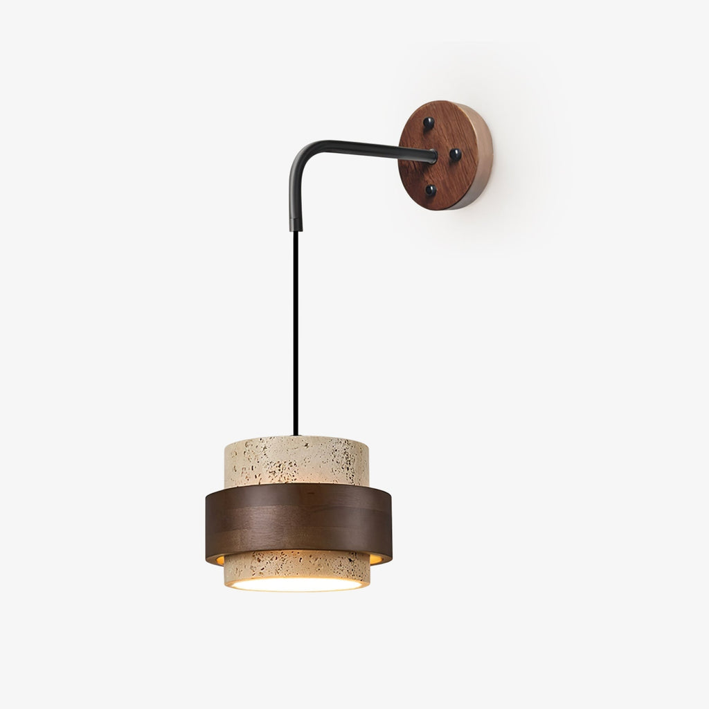 Alva Applique Murale en Travertin