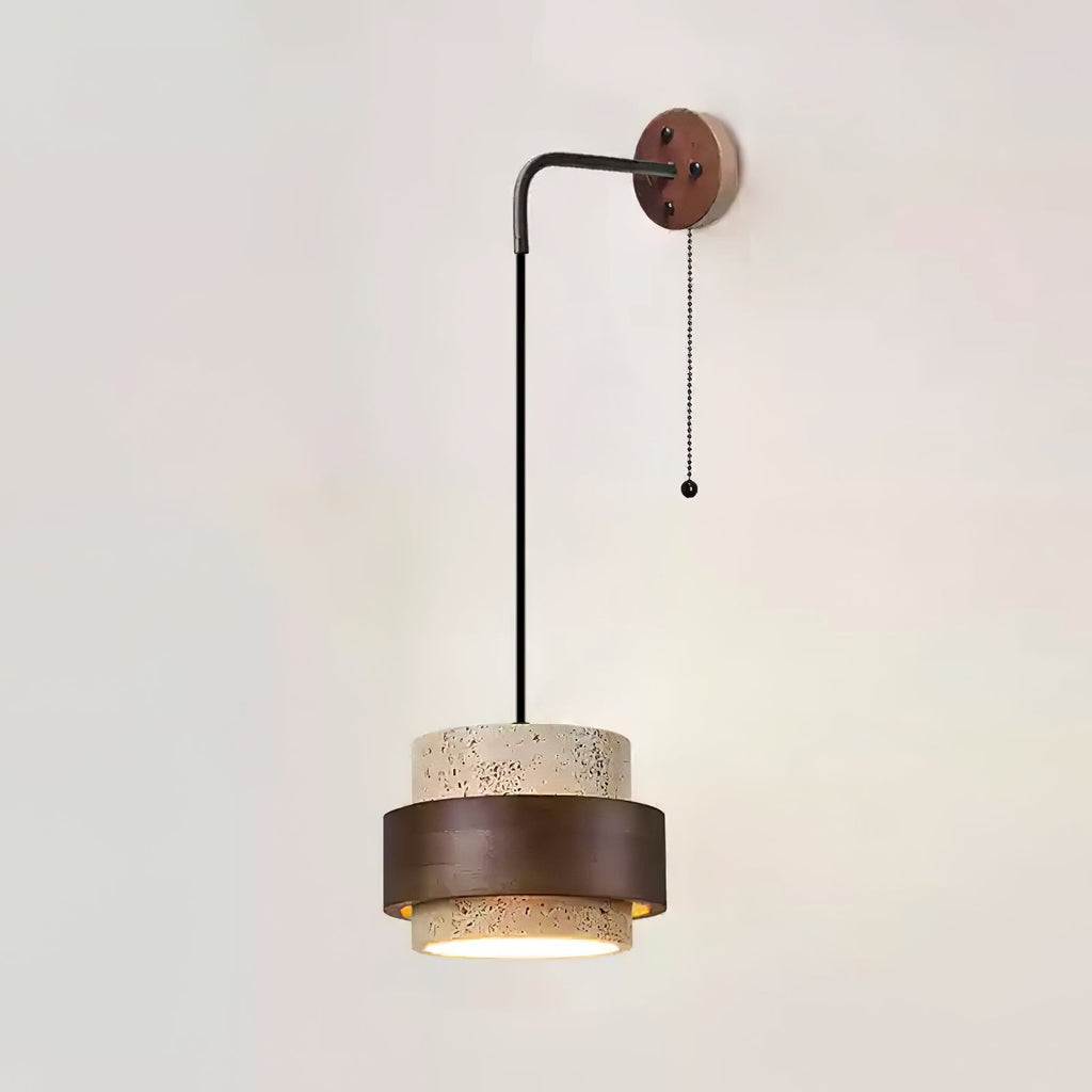 Alva Applique Murale en Travertin