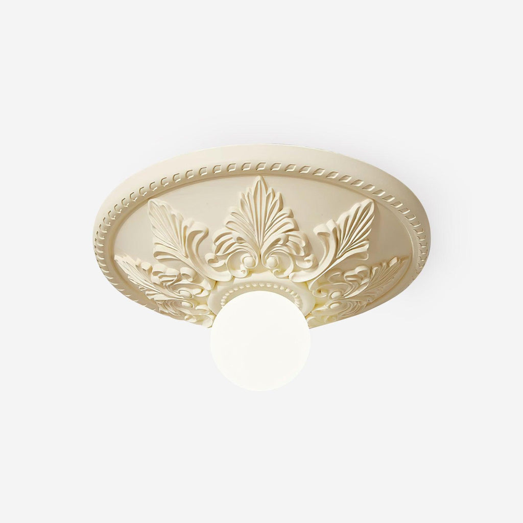 Luminaire en verre Aero Plafonnier Classique Globe en Résine et Verre