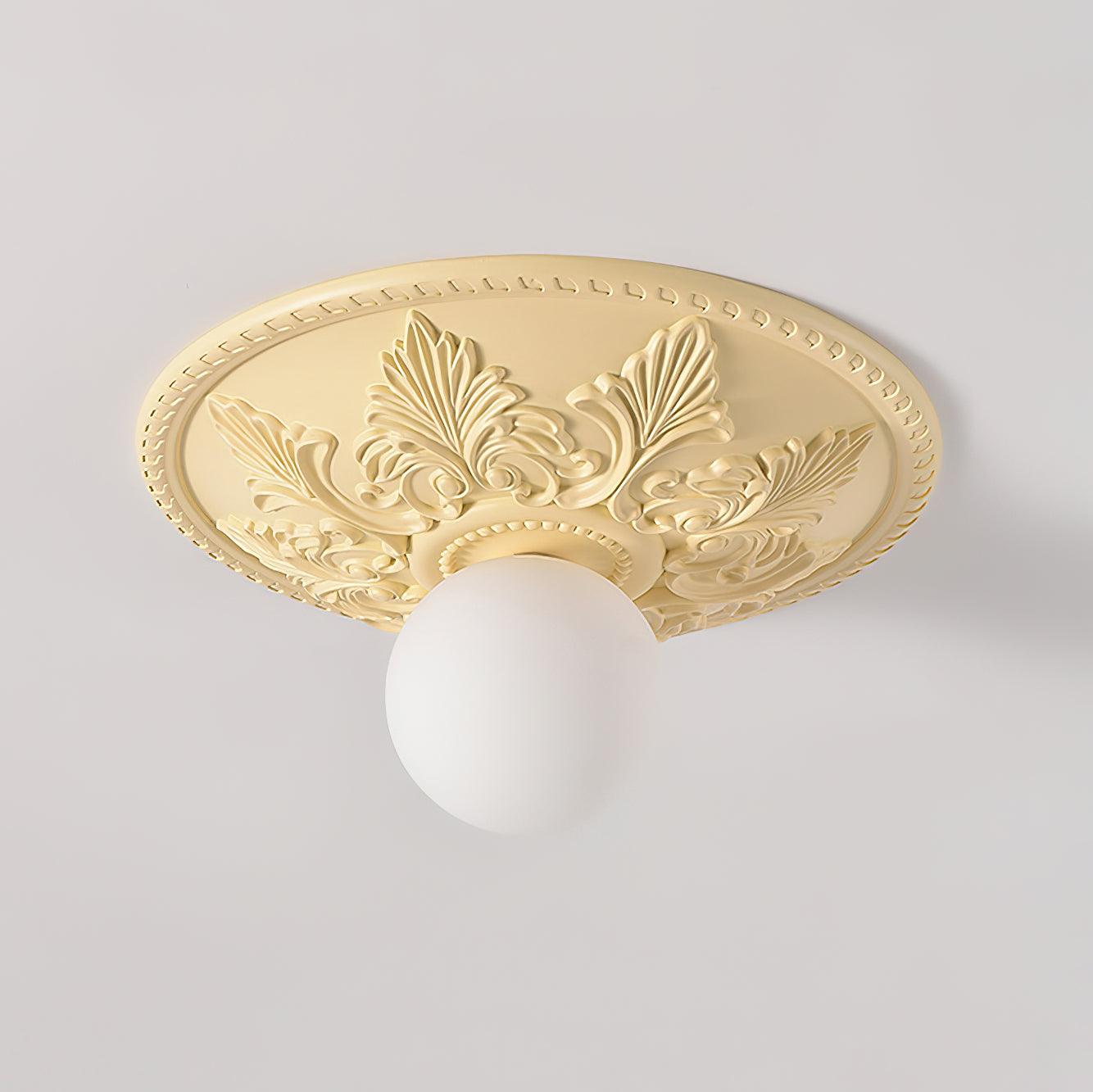 Luminaire en verre Aero Plafonnier Classique Globe en Résine et Verre