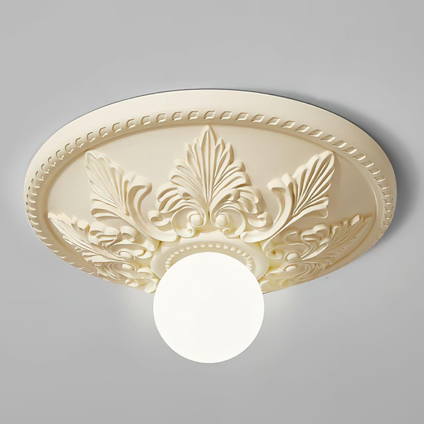 Luminaire en verre Aero Plafonnier Classique Globe en Résine et Verre