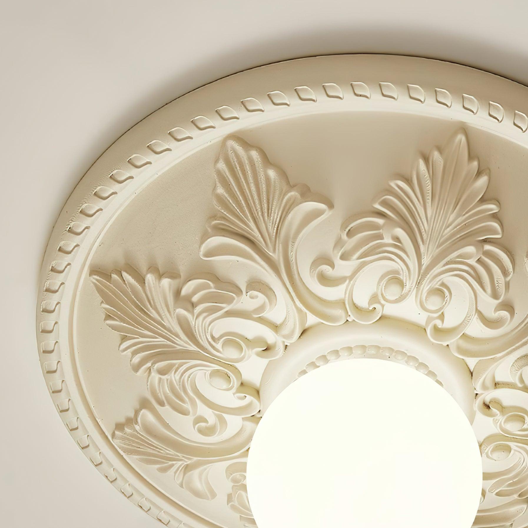 Luminaire en verre Aero Plafonnier Classique Globe en Résine et Verre