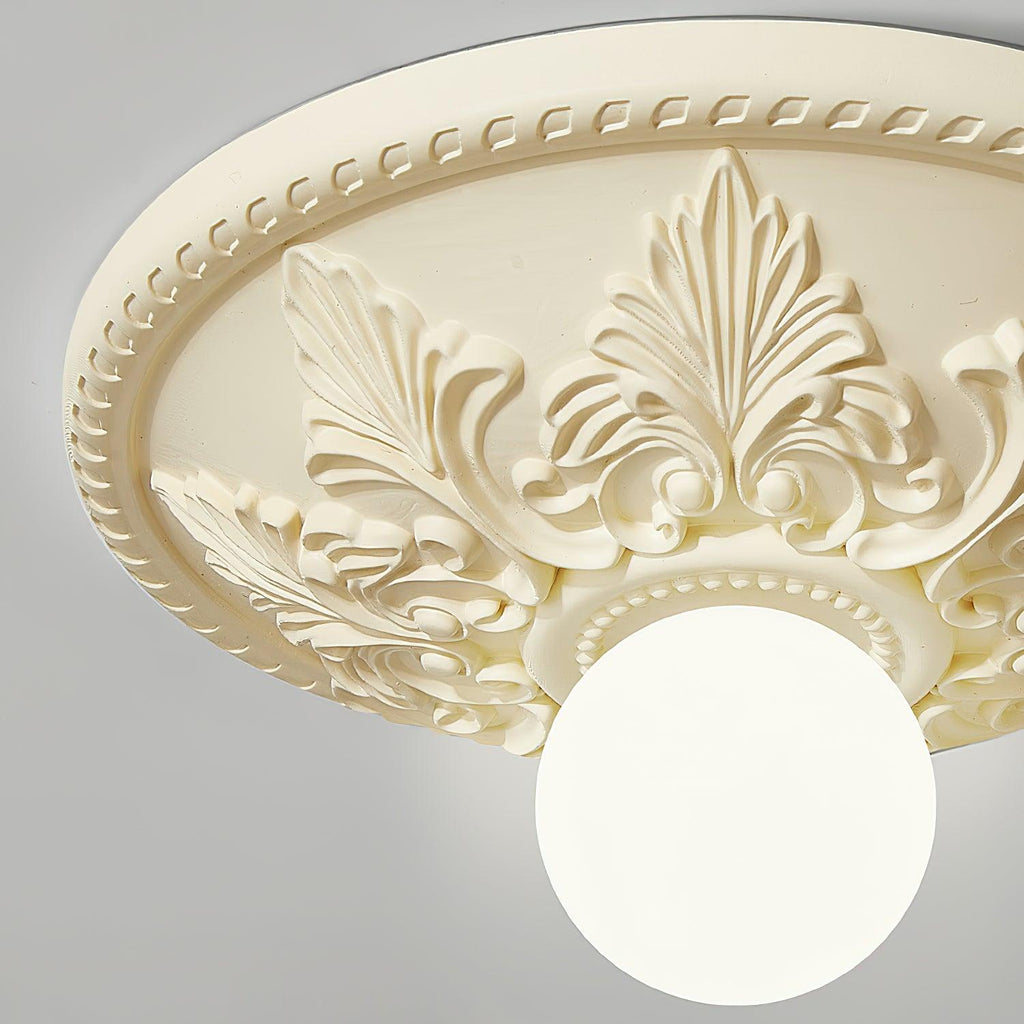 Luminaire en verre Aero Plafonnier Classique Globe en Résine et Verre