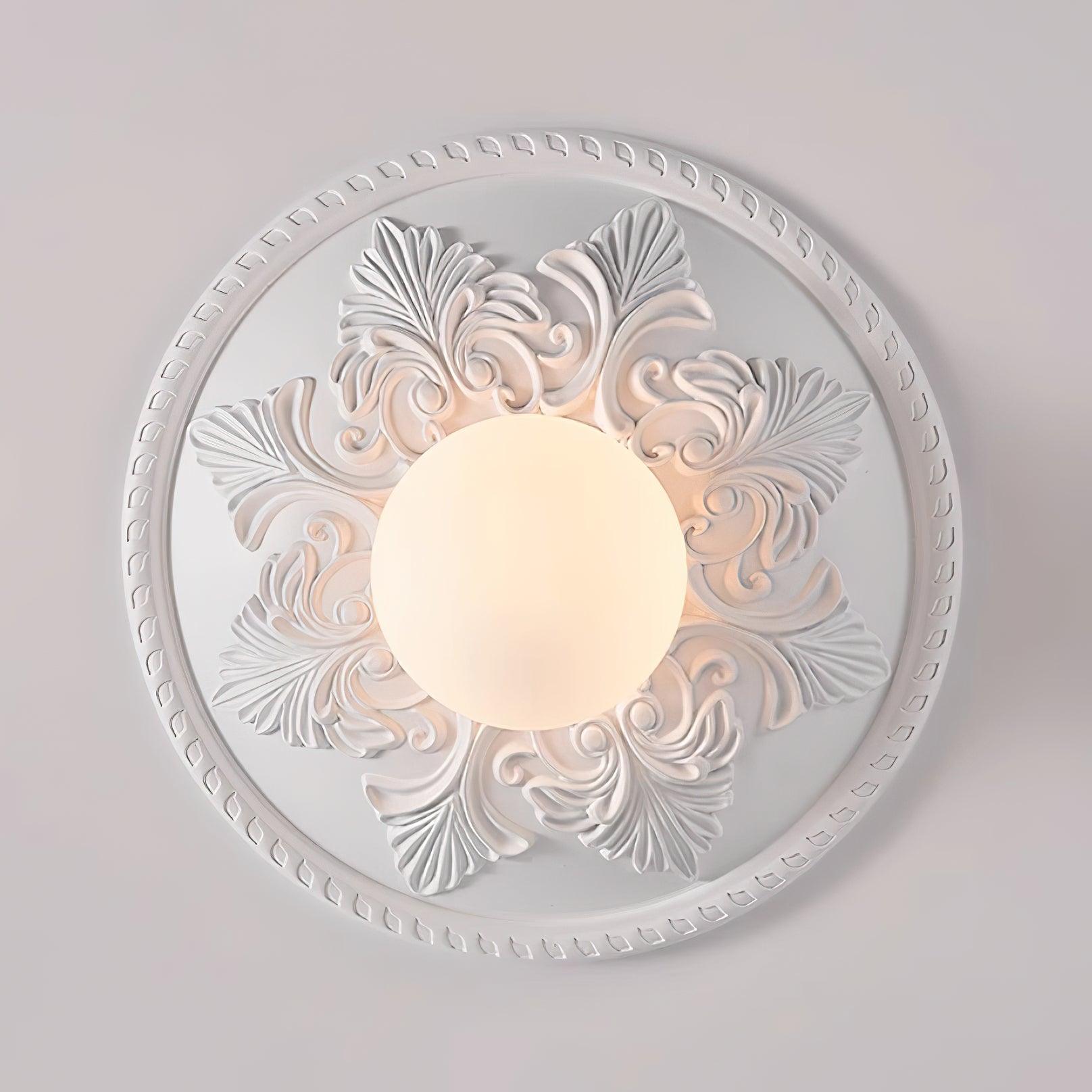 Luminaire en verre Aero Plafonnier Classique Globe en Résine et Verre