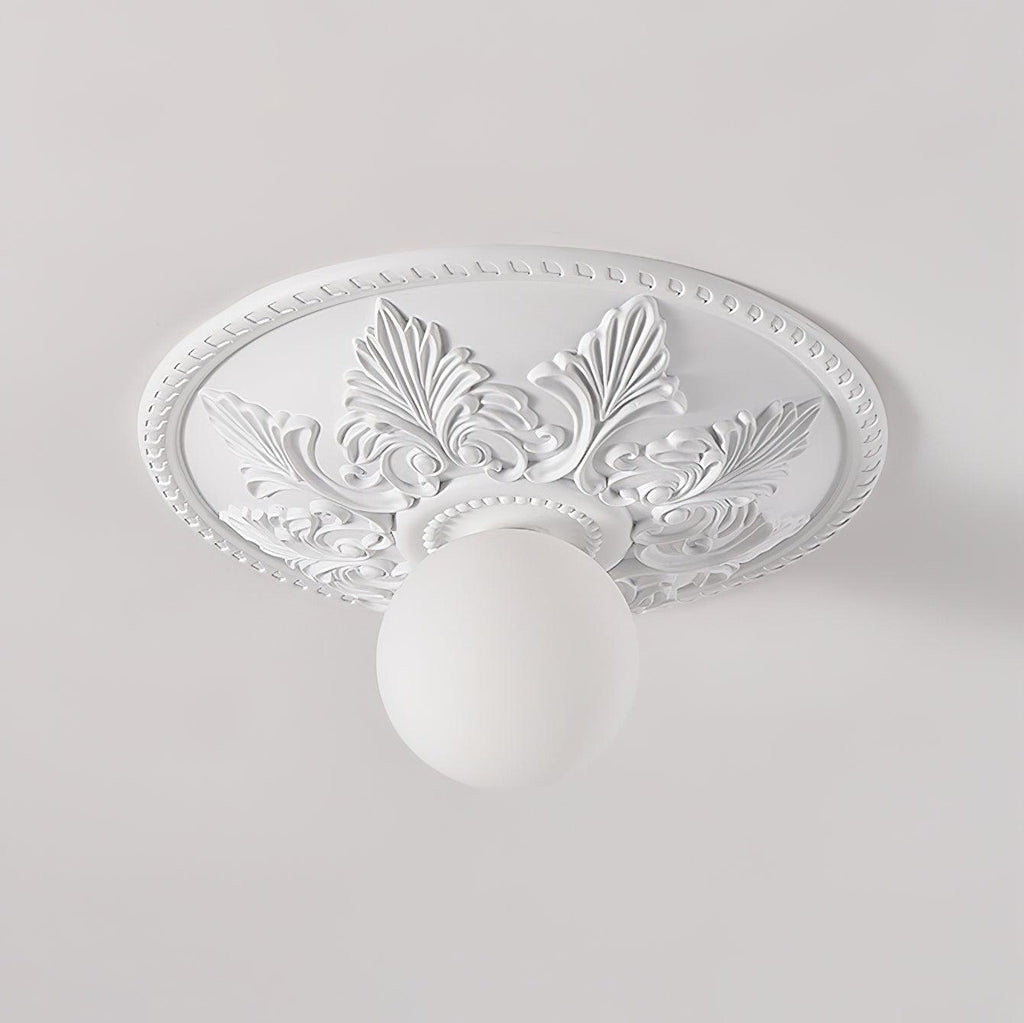 Luminaire en verre Aero Plafonnier Classique Globe en Résine et Verre