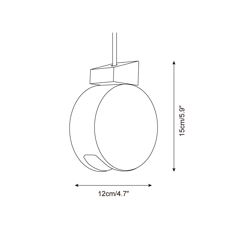 Ritta Suspension Minimaliste en Travertin
