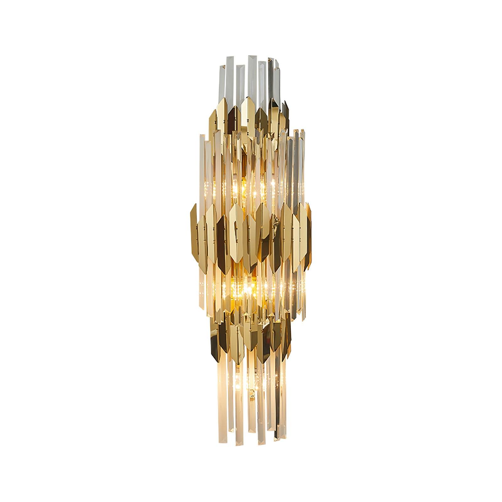 Abrahamson Nordic Art Trois Couches Cristal Luminaire Mural