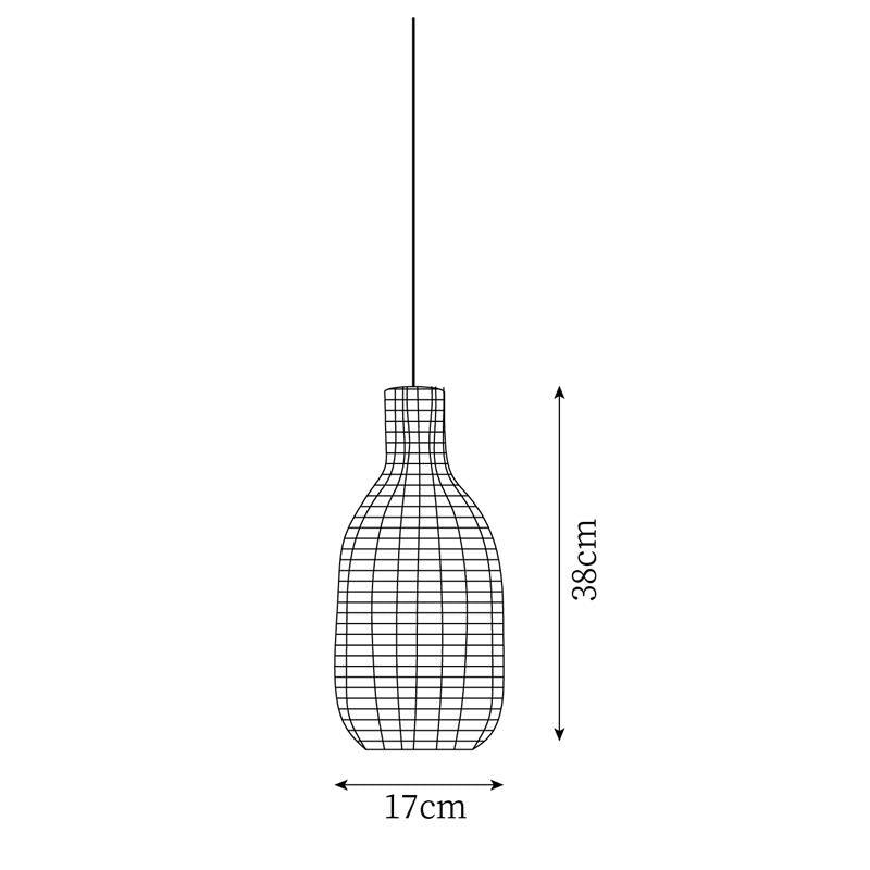 Savana Suspension Rétro en Rotin